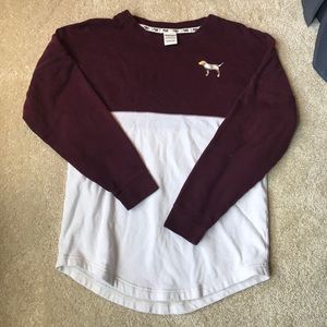 VS Pink crew necks (2)